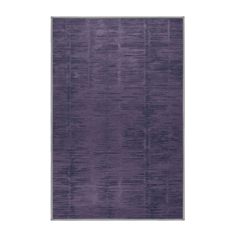Tapis mauve lavable à la machine
