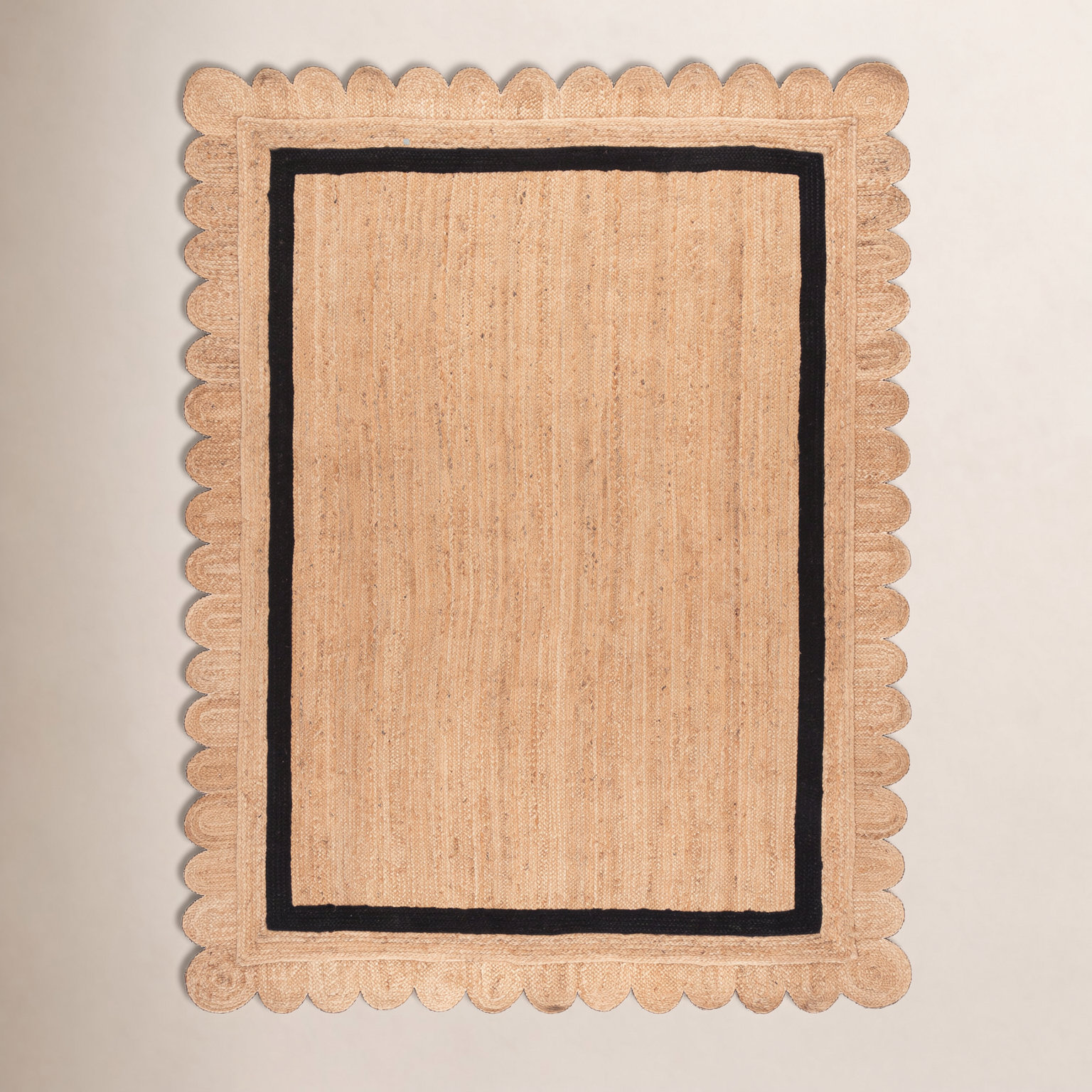 Inaki Hand-Woven Geometric Jute Rug, Rectangle 8' x 10'