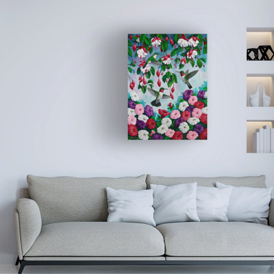 Crista Forest Hummingbird Heaven Canvas Art