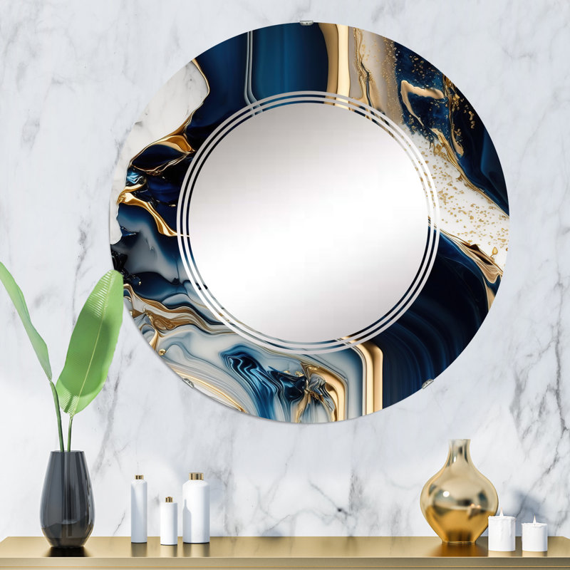 Miroir mural Opressa, 32 po x 32 po