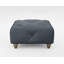 Melrose 65Cm Wide Genuine Leather Tufted Square Ottoman-118216811-118216808