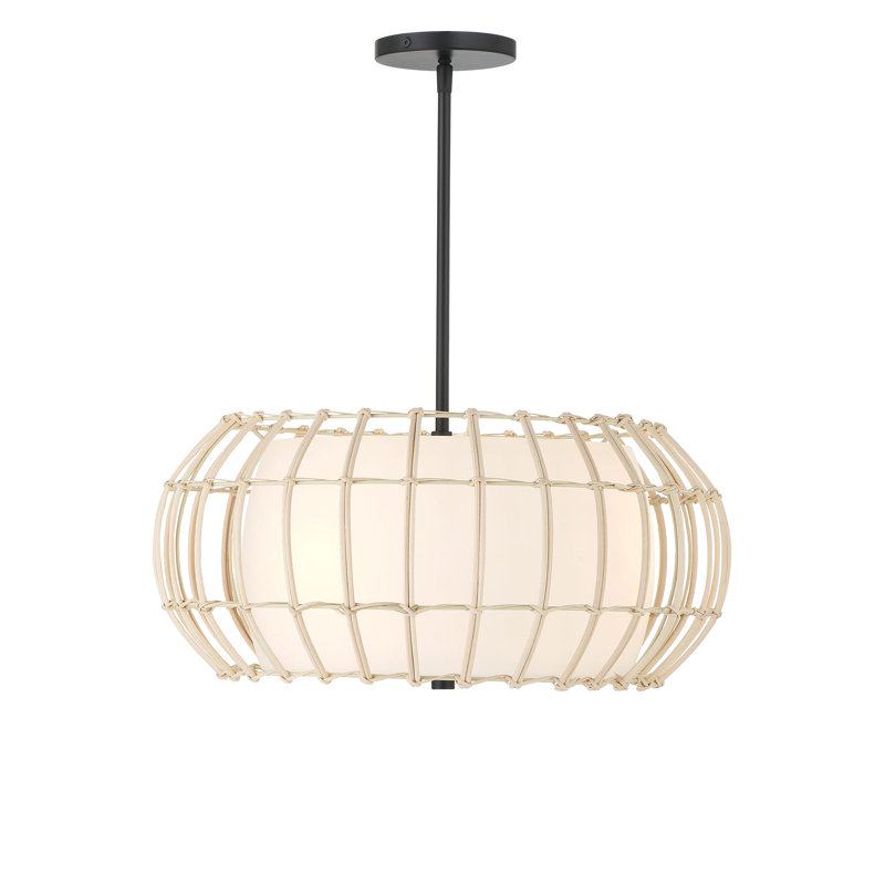 Luminaire suspendu charbon 1 lumière Watermill