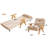 Convertible Futon Chair Bed Upholstered Armchair,Sofa & Sleeper with Solid Wood Frame-1000716387