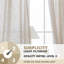 Paire de rideaux semi-transparents avec passe-tringle Jep-87929679-87929687