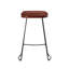 Tabouret de bar et de comptoir Geonna en bois massif, style selle, avec repose-pieds-366021795-343382047