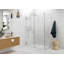 Illume 53 in. x 33 in. x 78 in. 90-degree Fully Frameless Wall Hinged Glass Shower Enclosure-1631999500