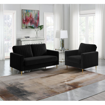 Manito 2 - Piece Velvet Living Room Set