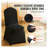 Premium Stretch Spandex Folding Chair Covers - Universal Black Slipcovers for Weddings, Banquets & Parties (50 Pack)