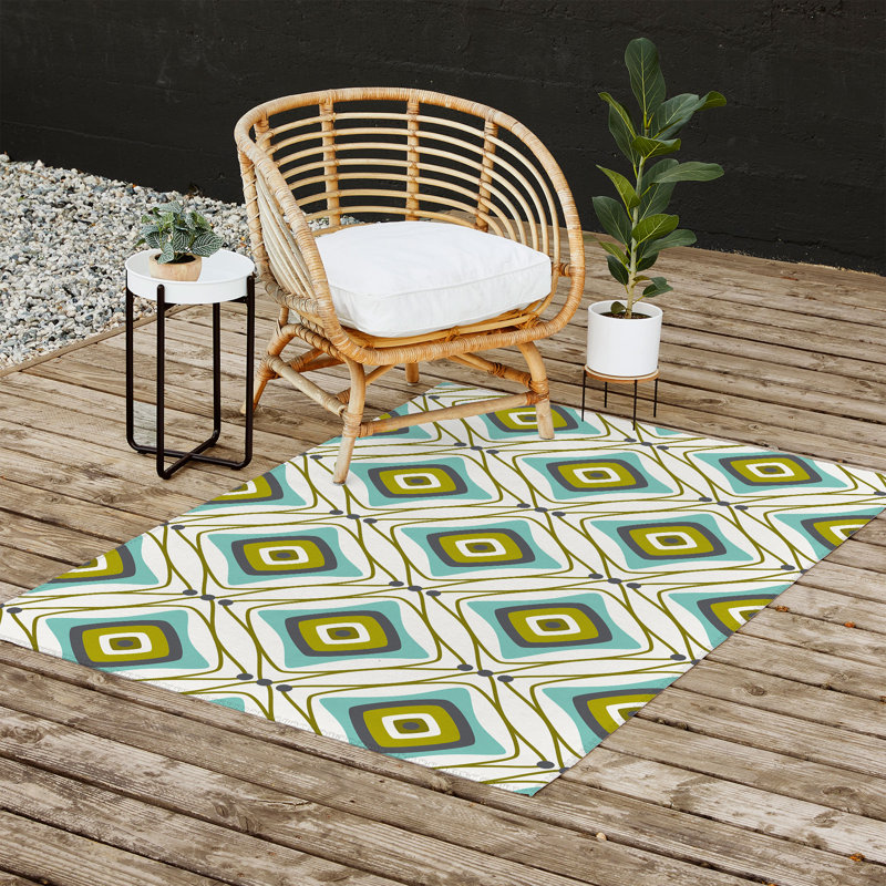 Geometric Rug, Rectangle 5' x 7'