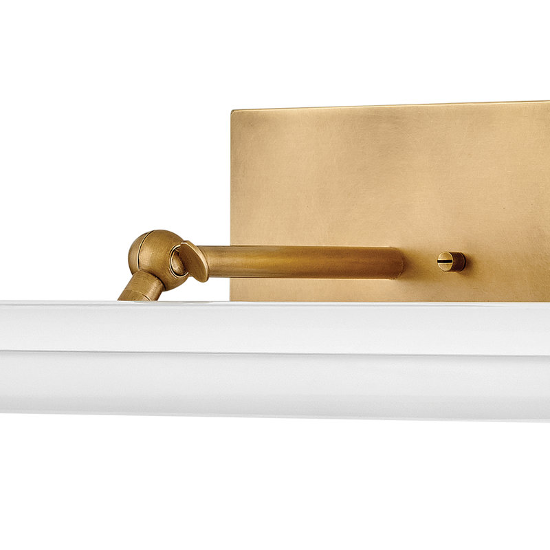 Hinkley Regis Adjustable Wall Accent Light with Integrated LED, White/Gold