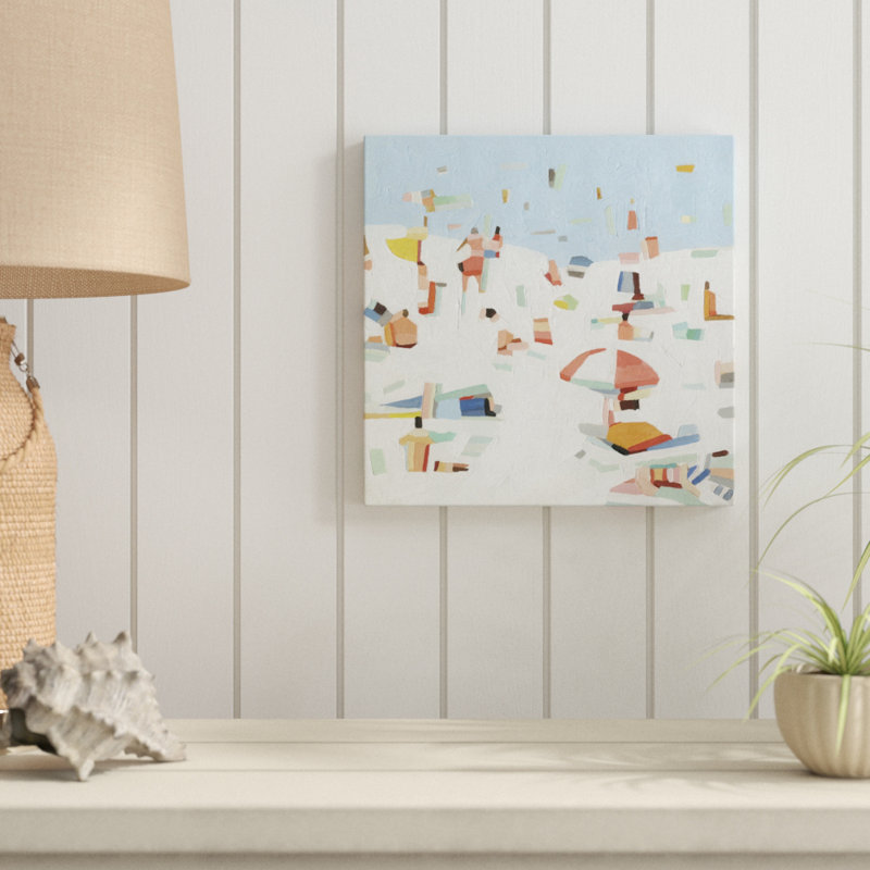 Summer Confetti III by Emma Scarvey - Wrapped Canvas Painting, 30cm H x 30cm W