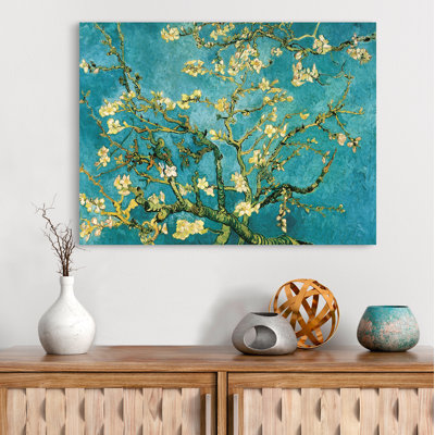 Almond Blossom by Vincent Van Gogh - Wrapped Canvas Print