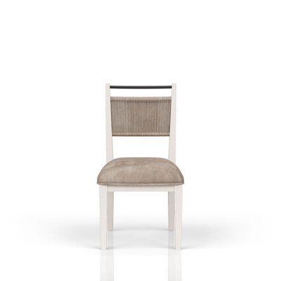 Rope Back Chair - Vanilla / Carmel
