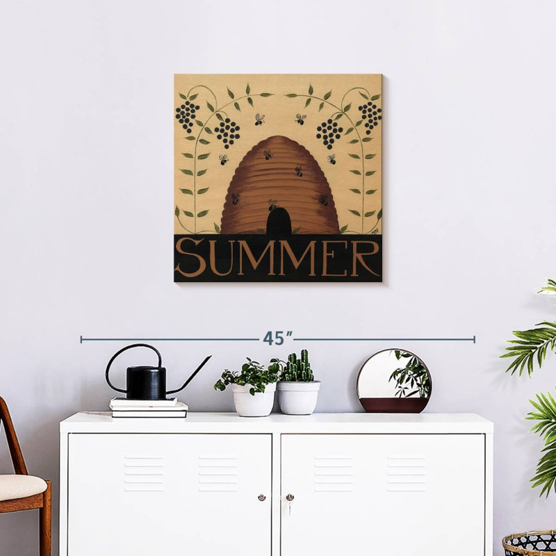 Brampt Summer Bees, 24" H x 24" W