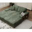 Ensemble de canapé-lit convertible moderne en velours côtelé et canapé-lit surdimensionné moelleux, canapé-lit modulaire extra moelleux pour salon contemporain-1174366479