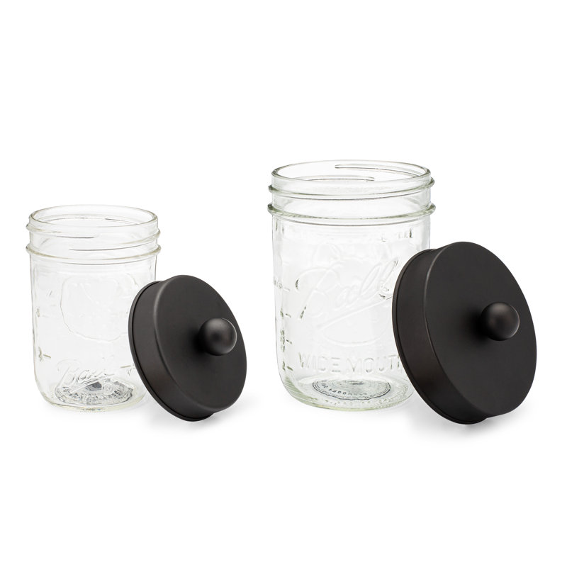 Bathroom Storage Container, Black