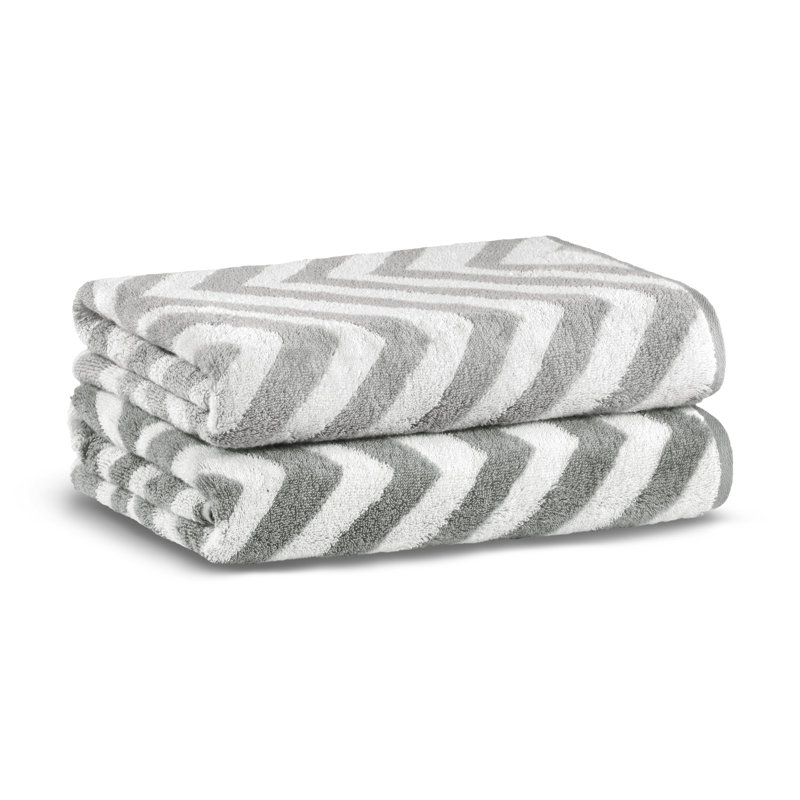 Chevron Yarn Dyed Hand Towel 16"x28"