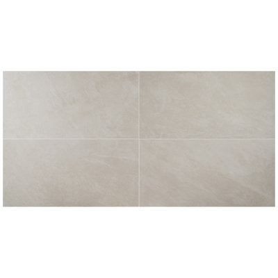 Roche 23,62 po X 47,24 po Carreau de plancher et de mur en porcelaine matte (15,49 pieds carrés / caisse)