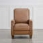 Bracking Upholstered Manual Push Back Recliner-1854306794