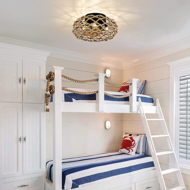 Farmhouse Dimmable Ceiling Fans With Lights And Remote Control