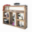 Tablette décorative en bois d'épinette 6 pièces Lansing