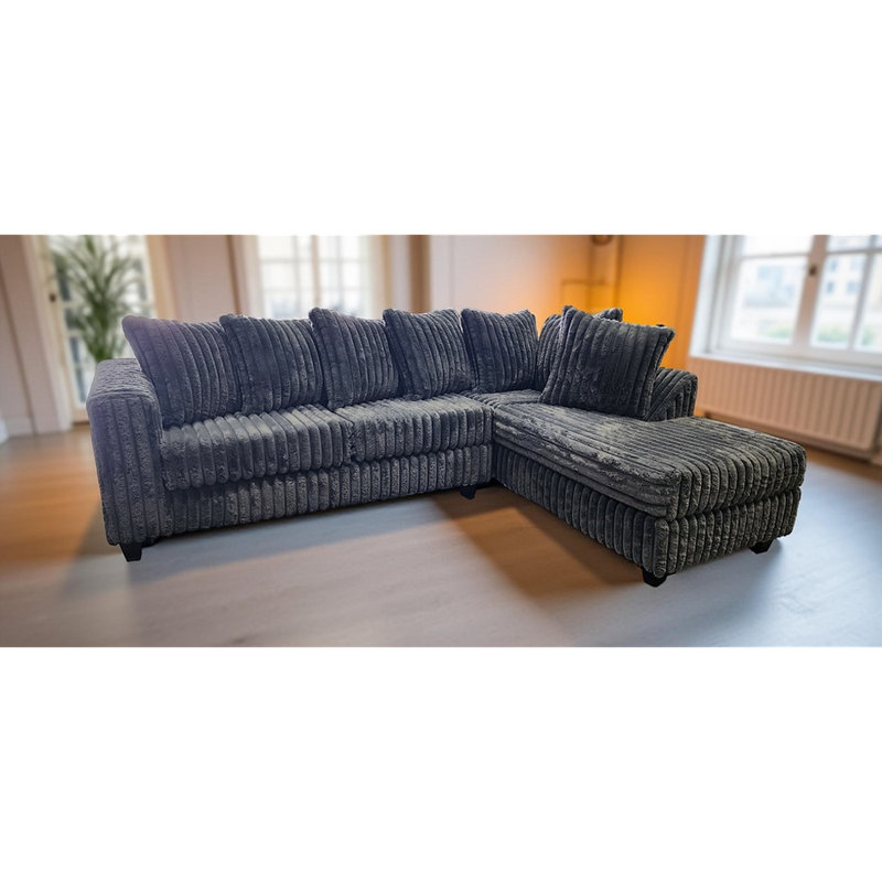 Canapé modulaire Gia, Tissu gris
