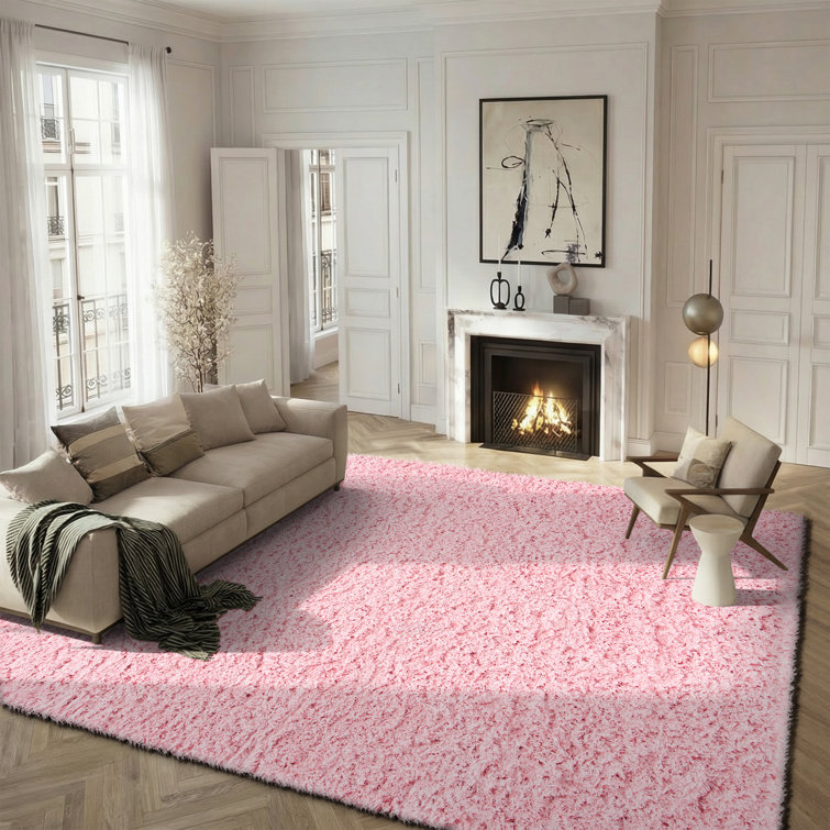 Hermina Light Pink Area Rug