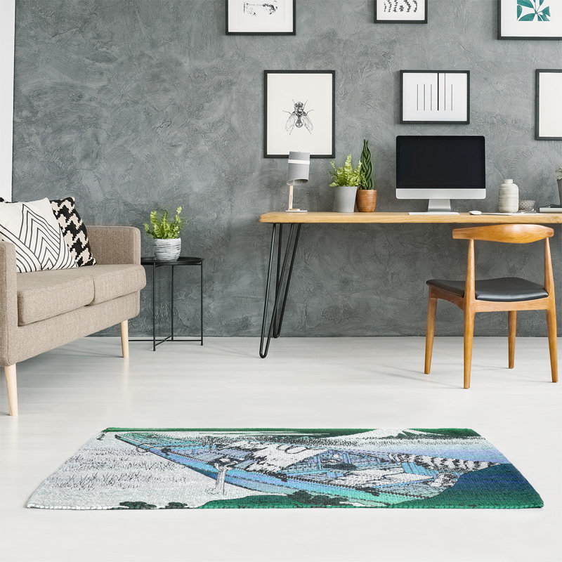 Chenille Indoor Rug, Rectangle 2' x 3'