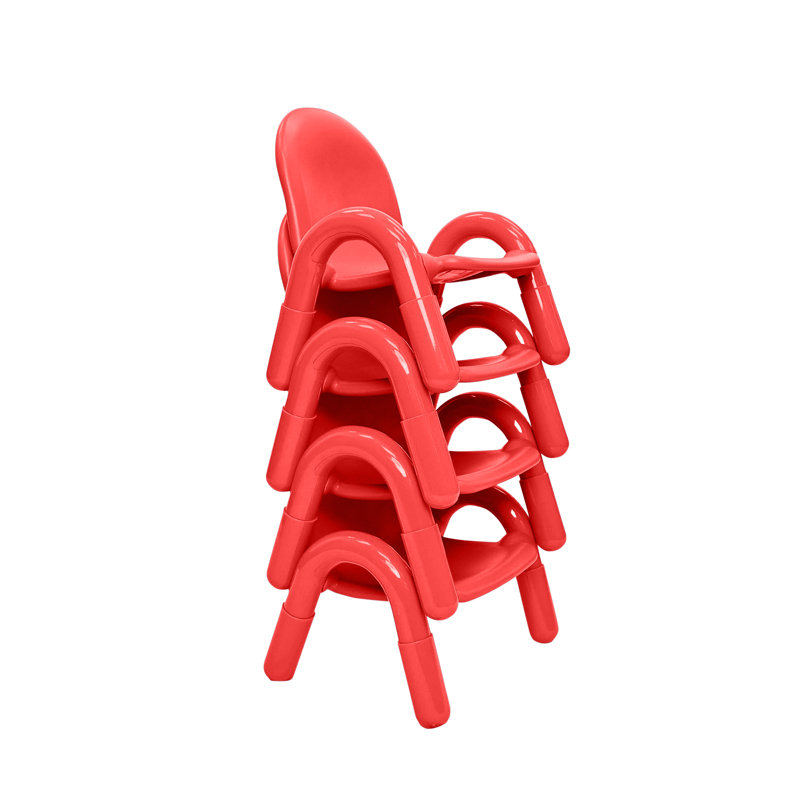 Chaise pour enfant BaseLine, Rouge, 9", 4