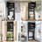 Cozy Design Over The Toilet Storage with Doors And Open Shelves-103237401-135574065