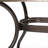 Nasir Rectangular Metal Outdoor Dining Table With Umbrella Hole , in. W 37.5'' in. D-1112783833