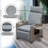 Recliner Patio Chair with Cushions-1407145582