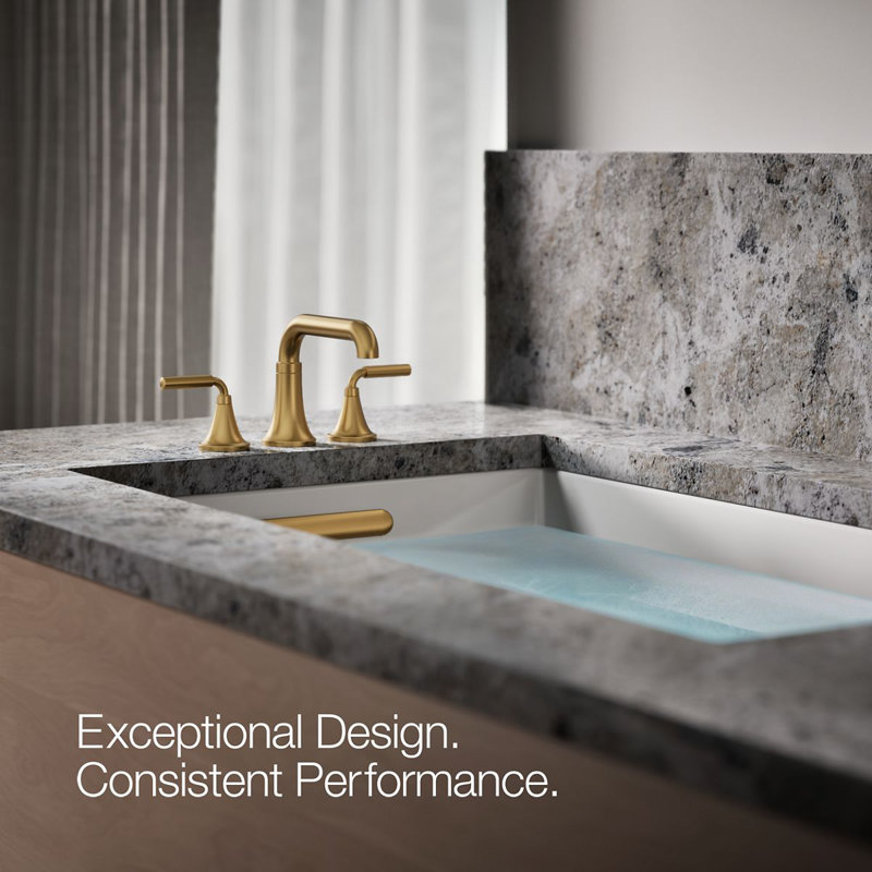 Tone Bath Faucet Trim, Vibrant Brushed Moderne Brass