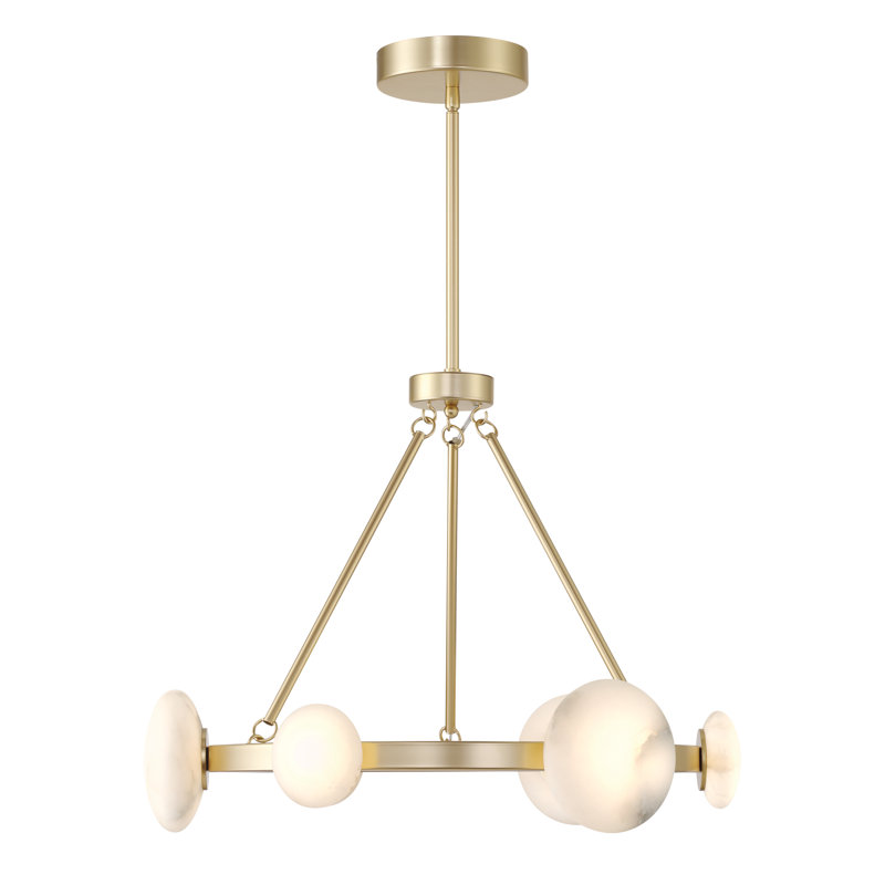 Minka Lavery Zill - Led Chandelier In Lily Gold Finish, 6