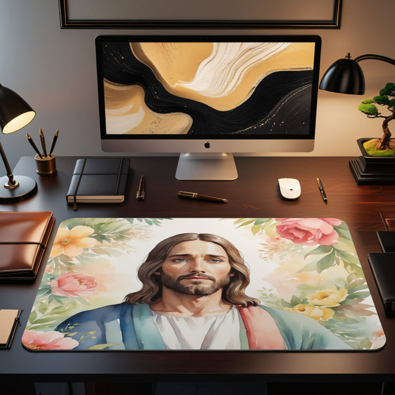 Polyester Desk Pad, 31.5x15.5