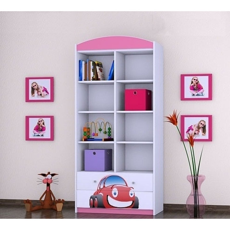 Jillian 183cm H X 88cm W Kids Cube, Pink