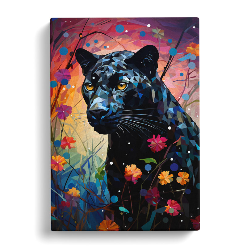 Panther Orphism - No Frame Print, 60cm H x 40cm W x 3cm D
