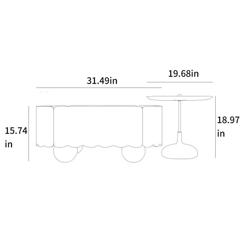 Table basse moderne