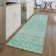 Premium Machine Washable Prisco Aqua Rug