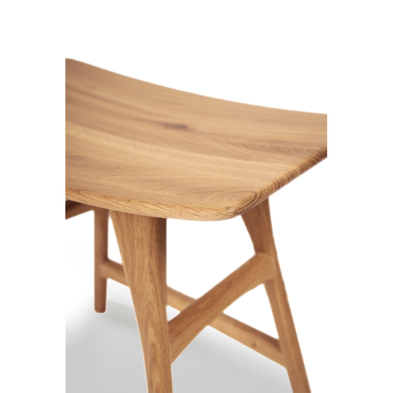 Osso Solid Wood Bar Stool