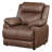 Diandre Dark Brown Upholstered 3-Piece Sofa Set