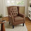 74 Cm Wide Tufted Armchair-1349897882