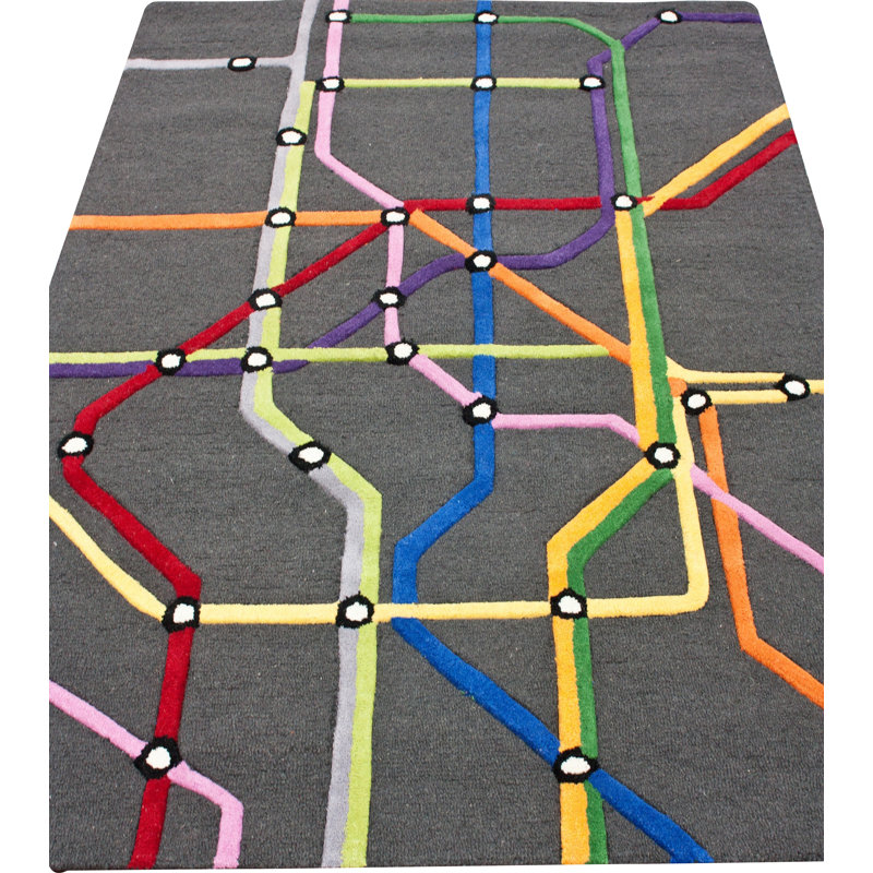 KinderLOOM Subway Area Rug