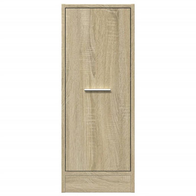  Armoire d'apothicaire compacte en bois d'ingénierie chêne de Sonoma