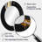 Gold And Black Marble Medley I - Gold Oval Wall Mirror Decor-771061218