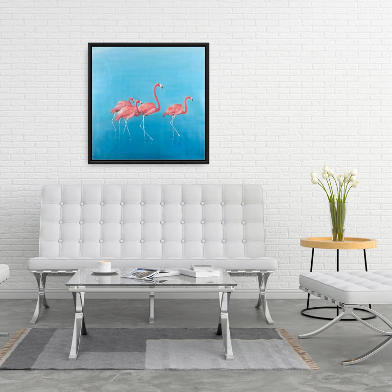 " Four Flamingos "