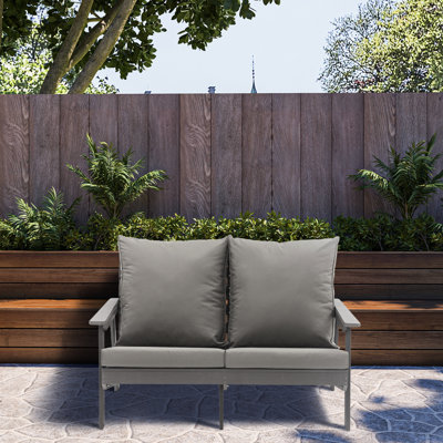 2 - Seater Outdoor Patio With Hips Material, To Fading, Cushions, Comfortable Rot,