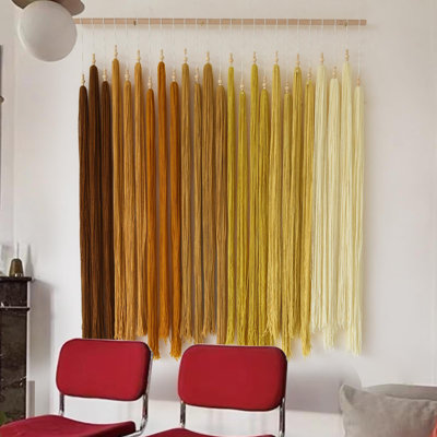 Suspension en macramé
