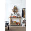 12.5" x 3" x 37.5" Metal Wall Art with Grid Pattern