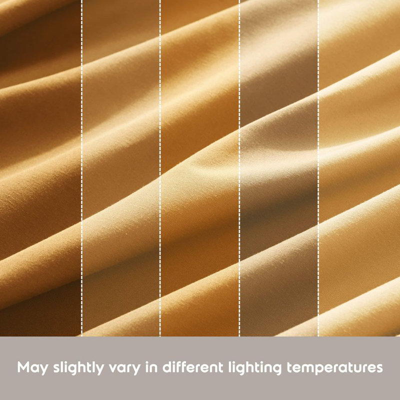 Ensemble de draps en micro-fibre, Chameau doré, Très grand séparé